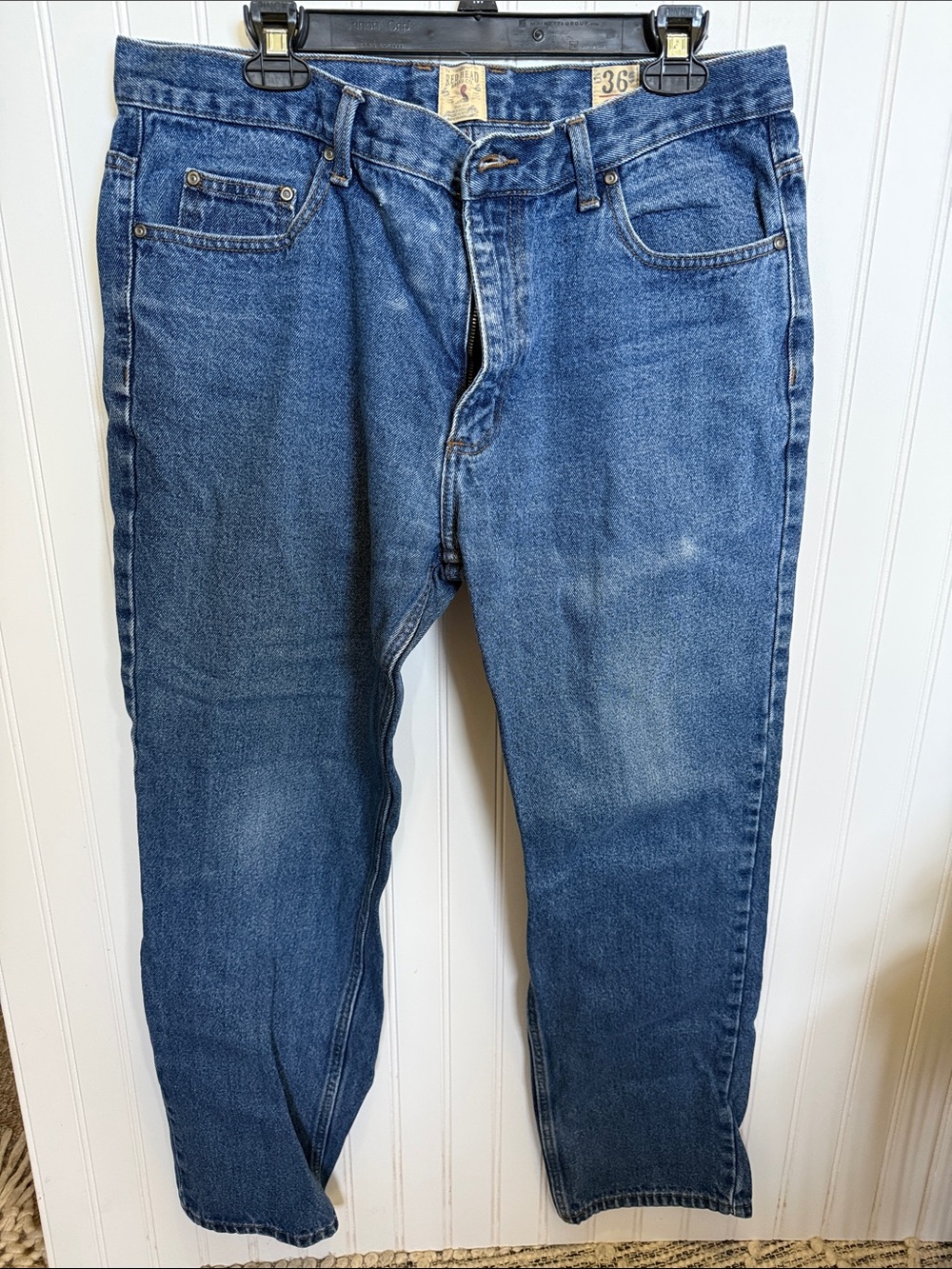 Redhead 36x32 Men's Blue Denim Jeans - Classic Fit